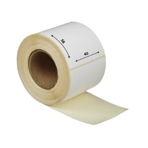 Термоэтикетка ЭКО 58x40x40mm 500 шт/рул